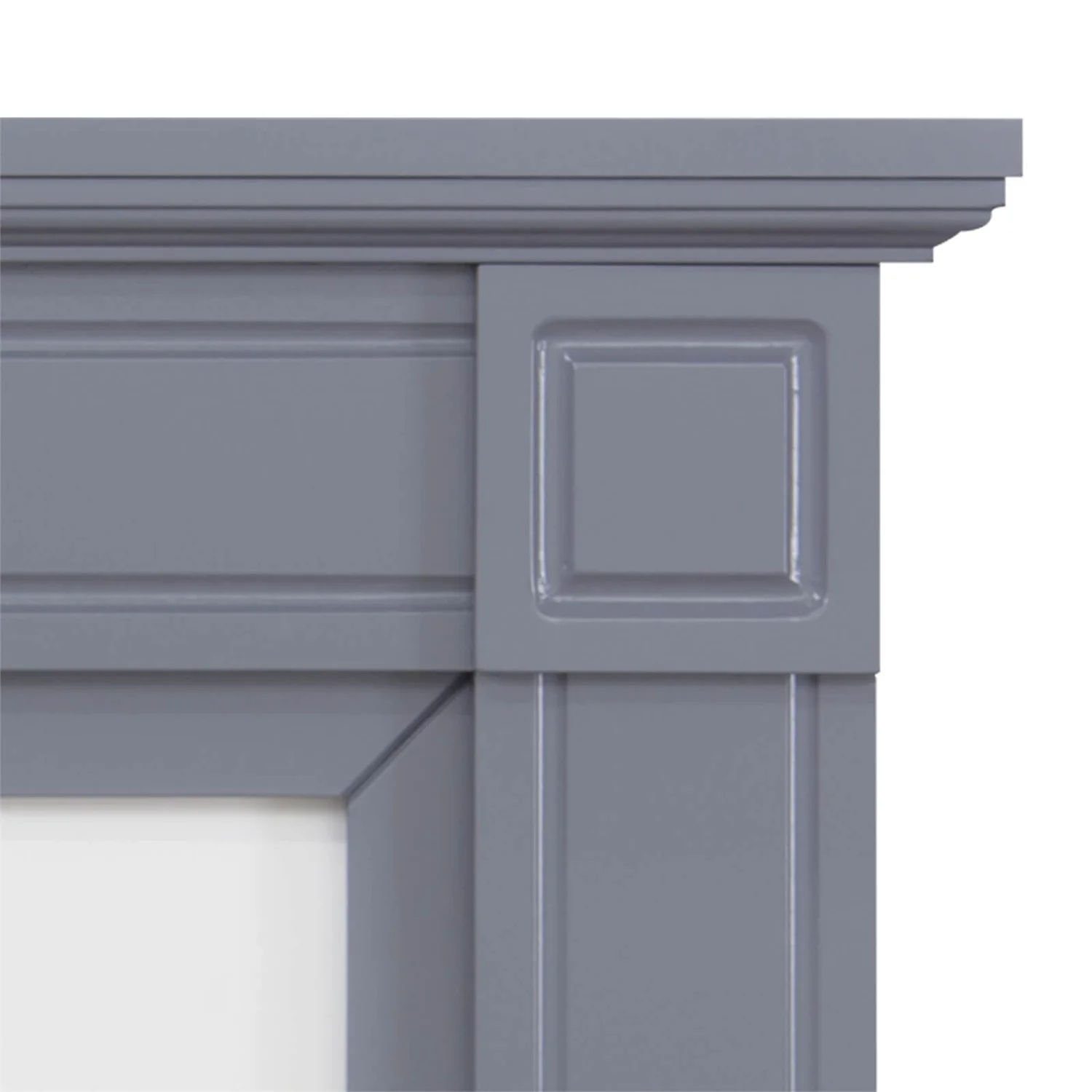 Αδάμ Adam Georgian Fireplace Surround & Elan Electric Fire - Grey & White 2 Αδάμ Adam Georgian Fireplace Surround & Elan Electric Fire - Grey & White - Image 2