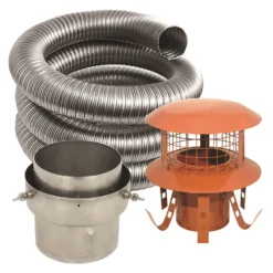 None Flue Pack Inc Ph & Adaptor - 9m X 6