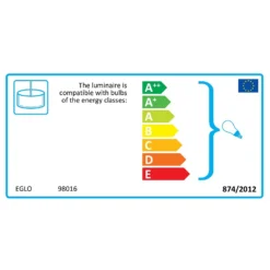 EGLO Gradoli 6 Light Baton Pendant -None || EGLO || Energizer Sales 12881580 3174843701046518