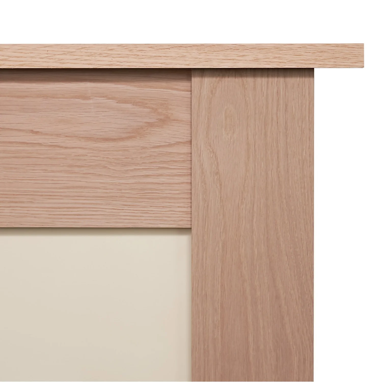 Αδάμ Adam Southwold Fireplace Surround With Flat To Wall Fitting - Oak & Cream 3 Αδάμ Adam Southwold Fireplace Surround With Flat To Wall Fitting - Oak & Cream - Image 3