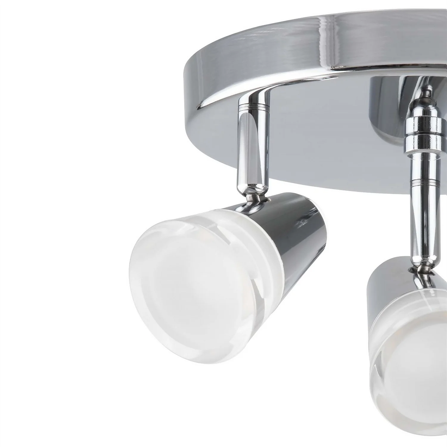 Rhea 3 Lamp Spotlight Plate - Polished Chrome 4 Rhea 3 Lamp Spotlight Plate - Polished Chrome - Image 4