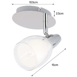 Eliza Single Lamp Spotlight - Chrome -None || EGLO || Energizer Sales 12882215 1774843518021546