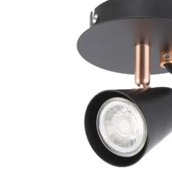 Emma Single Lamp Spotlight - Black & Copper -None || EGLO || Energizer Sales 12882227 1814843519303134