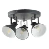 Alfie 3 Lamp Spotlight Plate - Grey