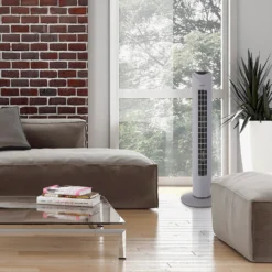 Arlec 31 Inch Tower Fan With Remote - Grey 6 Arlec 31 Inch Tower Fan With Remote - Grey -None || EGLO || Energizer Sales 12882712 8644850302877655