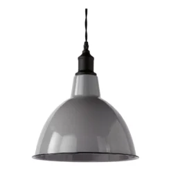 Country Living Farmhouse Dome Pendant Light - Grey - 25cm -None || EGLO || Energizer Sales 12882885 1354860936615879