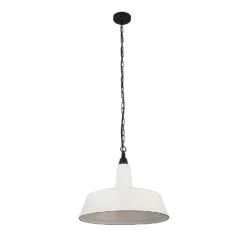 Country Living Farmhouse Pendant Light - White - 46cm -None || EGLO || Energizer Sales 12882890 1944860936586386