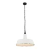 Country Living Farmhouse Pendant Light - White - 46cm