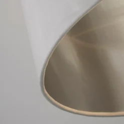 House Beautiful Samet Velvet Drum Shade - Grey - 45cm -None || EGLO || Energizer Sales 12882892 1404861119889041