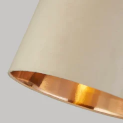 House Beautiful Samet Velvet Drum Shade - Champagne - 30cm -None || EGLO || Energizer Sales 12882901 6454861161872934