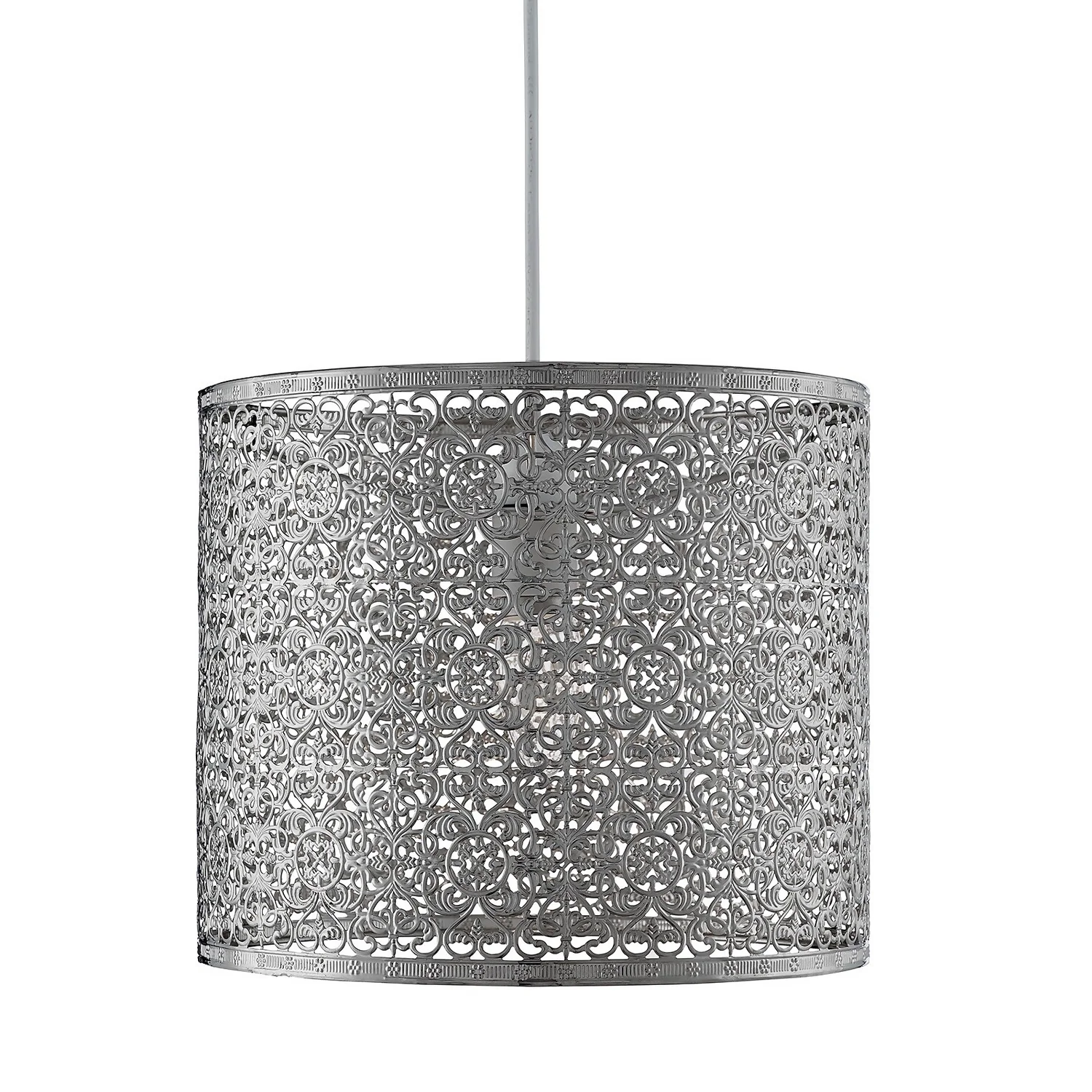 Vanessa Easy Fit Lamp Shade - Chrome 3 Vanessa Easy Fit Lamp Shade - Chrome - Image 3