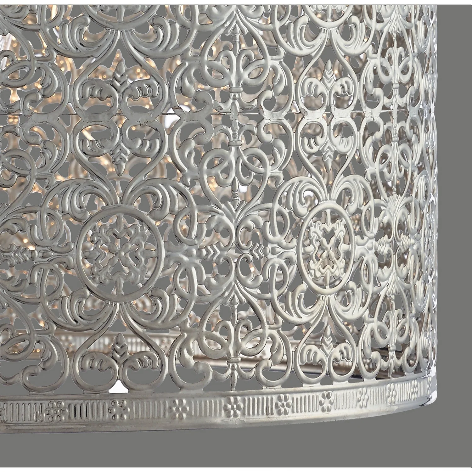 Vanessa Easy Fit Lamp Shade - Chrome 4 Vanessa Easy Fit Lamp Shade - Chrome - Image 4