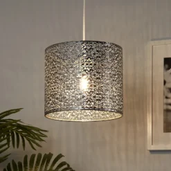 Vanessa Easy Fit Lamp Shade - Chrome