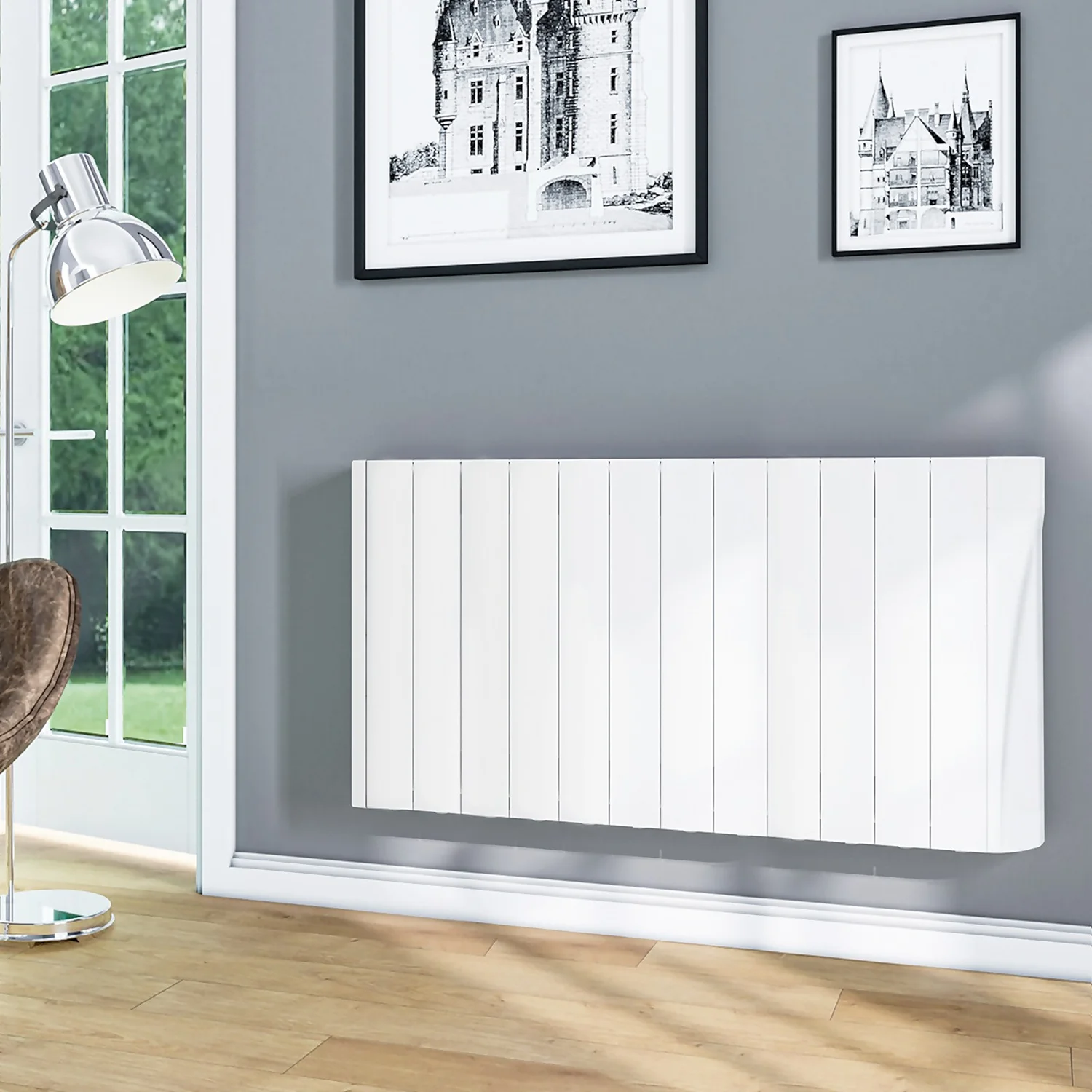 TCP Wall Mounted Oil Filled Radiator With Smart Features In White - 1500W 3 TCP Wall Mounted Oil Filled Radiator With Smart Features In White - 1500W - Image 3