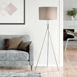 Bella Tripod Floor Lamp - Grey -None || EGLO || Energizer Sales 12908200 8334899248521602