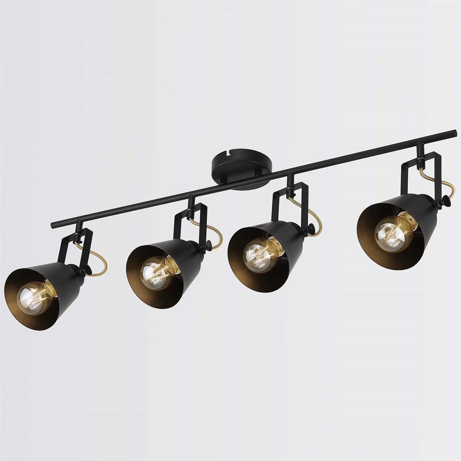 Abigail 4 Lamp Spotlight Bar - Black 2 Abigail 4 Lamp Spotlight Bar - Black - Image 2
