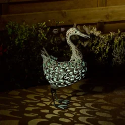 Solar Silhouette Duck - 43x12x27.5cm