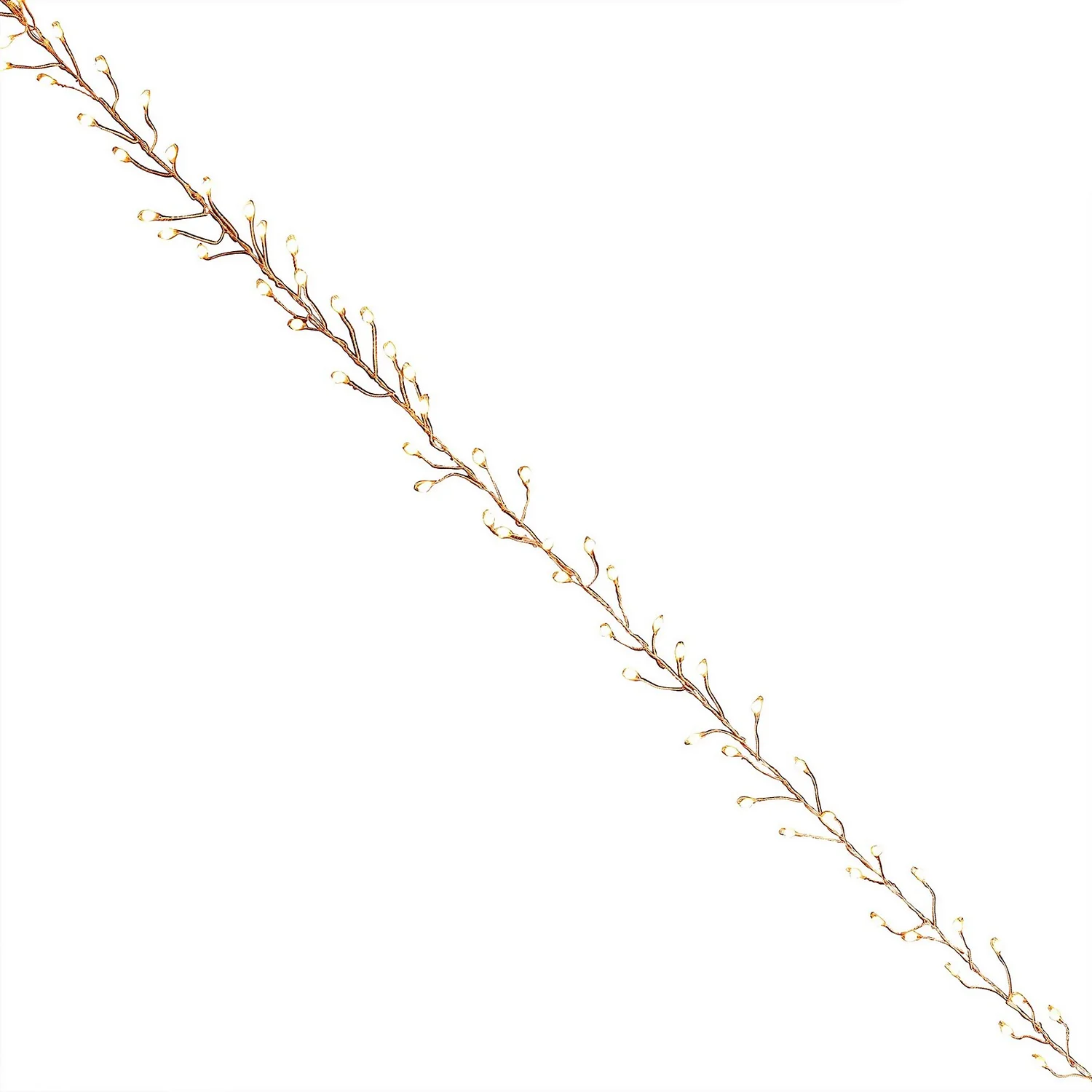 240 Large LED Rose Gold Copper Wire Garland Christmas Lights - Warm White 1 240 Large LED Rose Gold Copper Wire Garland Christmas Lights - Warm White