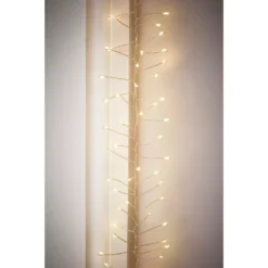 800 LED Silver Copper Wire Cluster Door Garland Christmas Lights -None || EGLO || Energizer Sales 12939852 1884884309313242