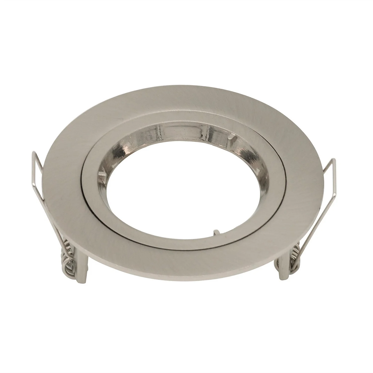 Gu10 Single Fixed Downlight - Brushed Nickel 1 Gu10 Single Fixed Downlight - Brushed Nickel