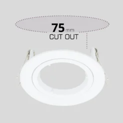 GU10 Fixed Downlight 4 Pack - White Finish -None || EGLO || Energizer Sales 13031817 1194860685384932