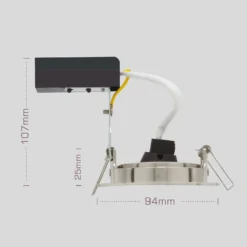 3 Pack Adjustable Downlight - Brushed Nickel -None || EGLO || Energizer Sales 13031820 1384860685028520