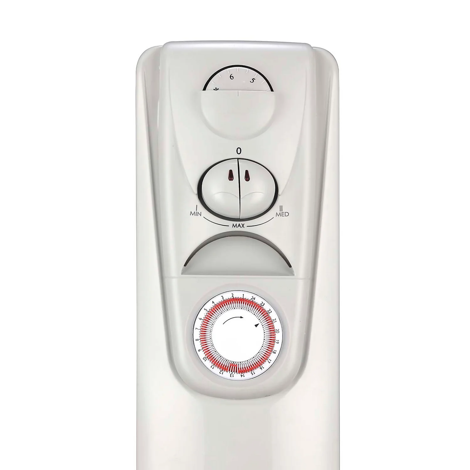 Arlec Electric Oil Filled Heater Free Standing In White - 2000W 3 Arlec Electric Oil Filled Heater Free Standing In White - 2000W - Image 3