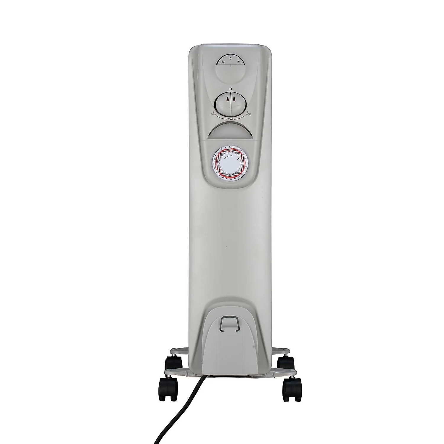 Arlec Electric Oil Filled Heater Free Standing In White - 2000W 2 Arlec Electric Oil Filled Heater Free Standing In White - 2000W - Image 2