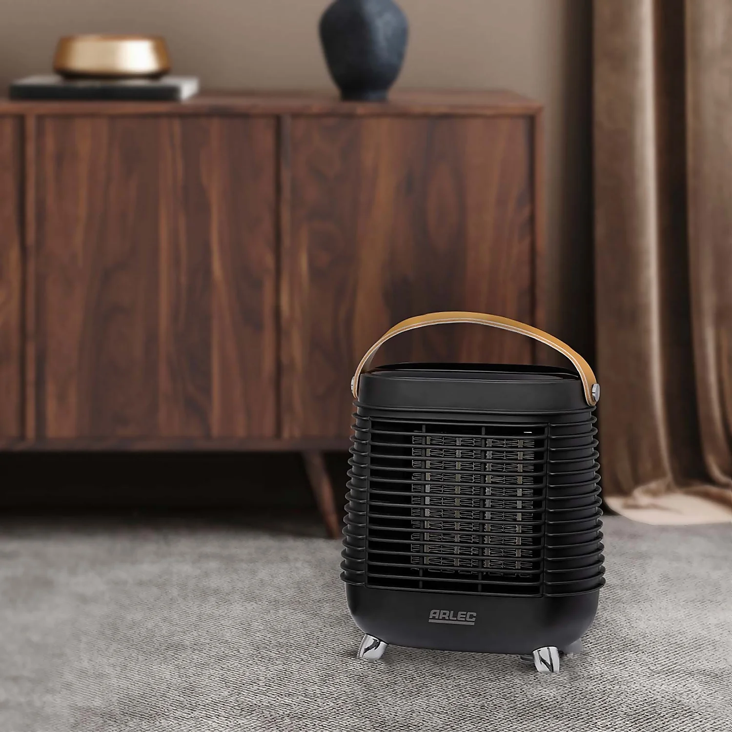 Arlec Electric Fan Heater Ceramic In Black - 1500W 4 Arlec Electric Fan Heater Ceramic In Black - 1500W - Image 4