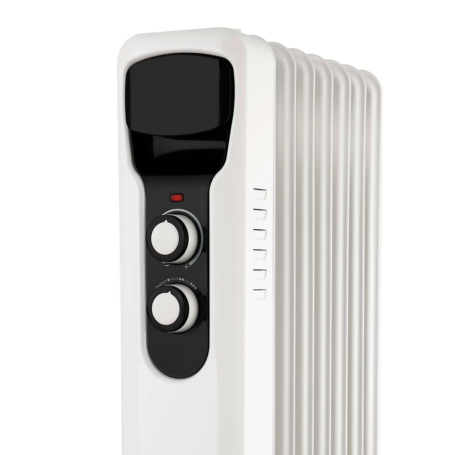 Stylec Oil Filled Radiator With 7 Fin Design In White - 1500W 2 Stylec Oil Filled Radiator With 7 Fin Design In White - 1500W - Image 2