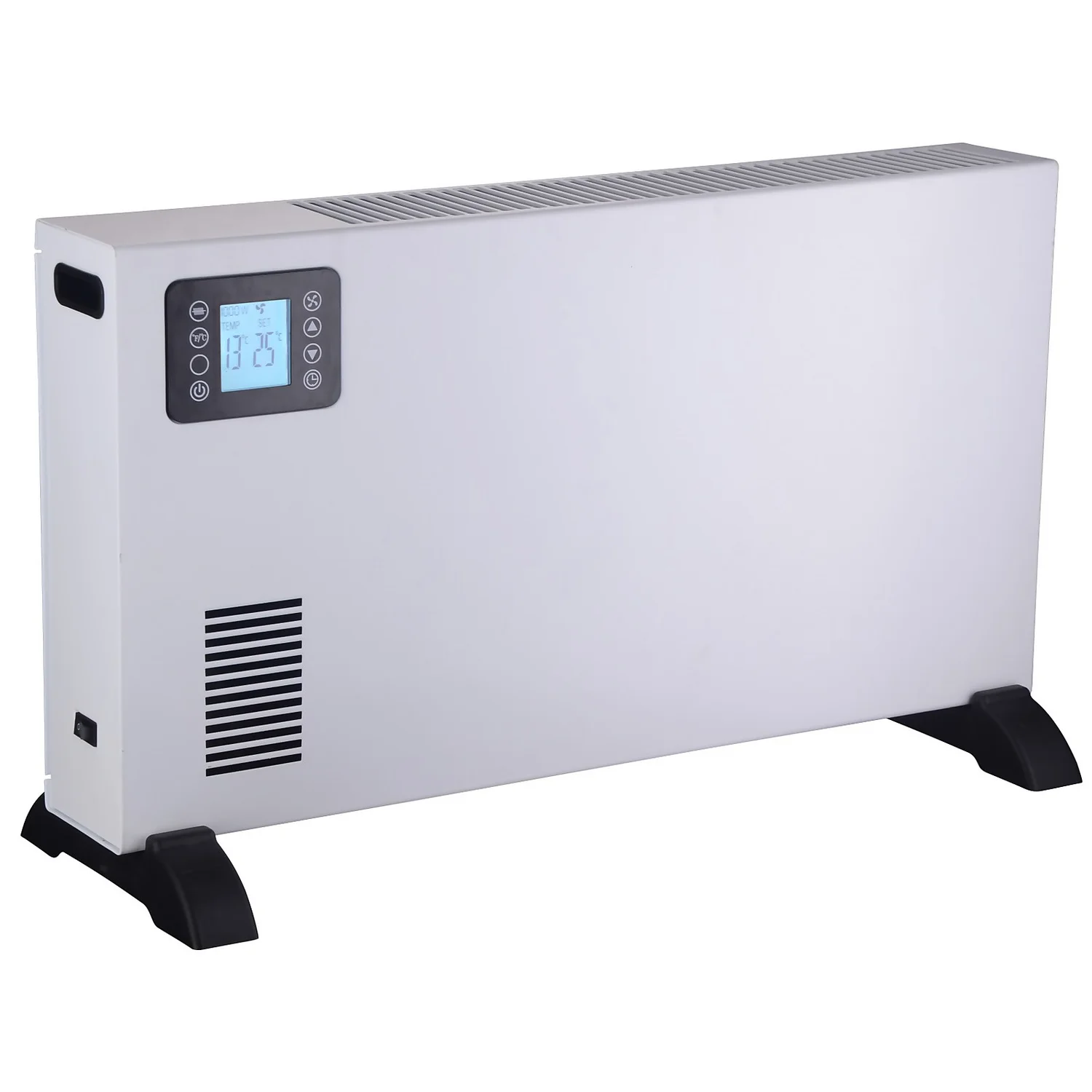 Stylec Electric Convector Heater With Contemporary Design & LCD Display In White - 2300W 1 Stylec Electric Convector Heater With Contemporary Design & LCD Display In White - 2300W