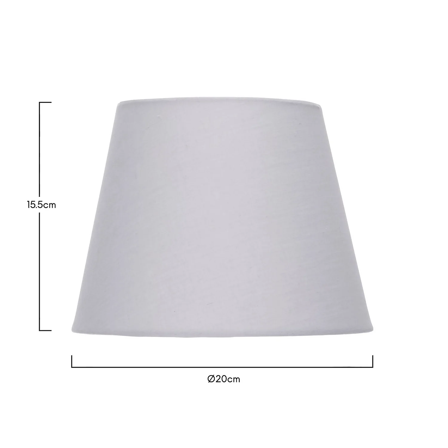 Clyde Grey Taper Shade - 20cm 5 Clyde Grey Taper Shade - 20cm - Image 5