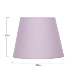 Clyde Mauve Taper Shade - 20cm -None || EGLO || Energizer Sales 13139365 5704900551764313