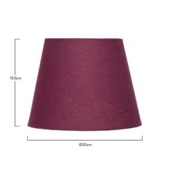 Clyde Plum Taper Shade - 20cm -None || EGLO || Energizer Sales 13139369 7994900551803076