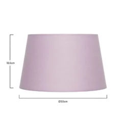 Clyde Mauve Taper Shade - 30cm -None || EGLO || Energizer Sales 13139371 2094900552369179