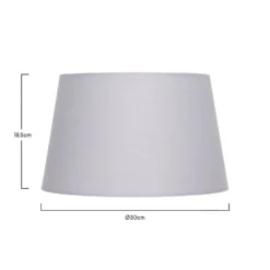 Clyde Grey Taper Shade - 30cm 9 Clyde Grey Taper Shade - 30cm -None || EGLO || Energizer Sales 13139372 1424900552337667