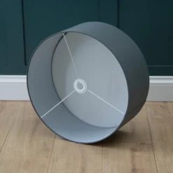 Clyde Charcoal Drum Shade With Diffuser - 45cm -None || EGLO || Energizer Sales 13139382 1384944147993570