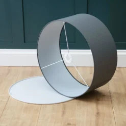 Clyde Charcoal Drum Shade With Diffuser - 45cm -None || EGLO || Energizer Sales 13139382 8384944148038129