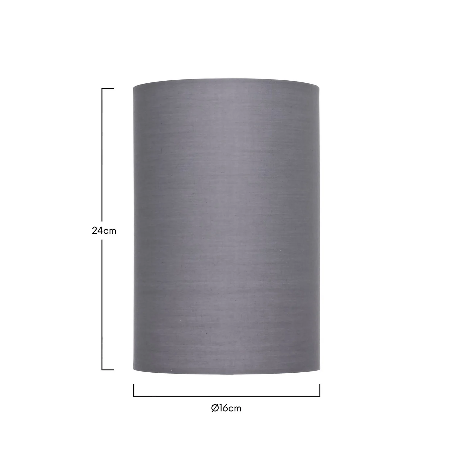 Clyde Charcoal Cylinder Shade - 16cm 5 Clyde Charcoal Cylinder Shade - 16cm - Image 5