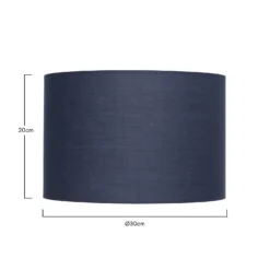 Clyde Navy Drum Shade - 30cm -None || EGLO || Energizer Sales 13139386 1844900552003728