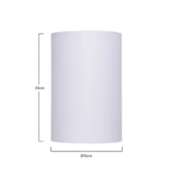 Clyde White Cylinder Shade - 16cm 11 Clyde White Cylinder Shade - 16cm -None || EGLO || Energizer Sales 13139387 4804900551381249
