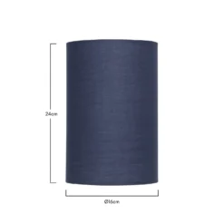 Clyde Navy Cylinder Shade - 16cm 11 Clyde Navy Cylinder Shade - 16cm -None || EGLO || Energizer Sales 13139389 5664900551376833