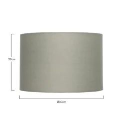 Clyde Sage Drum Shade - 30cm -None || EGLO || Energizer Sales 13139395 7854900552015512