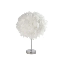 Hattie Feather Table Lamp - White -None || EGLO || Energizer Sales 13157965 1074911166868874