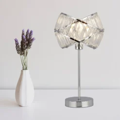 Dita 2 Band Chrome Table Lamp -None || EGLO || Energizer Sales 13157966 5564936869583803