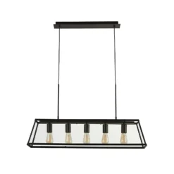 Bellevue 5 Light Industrial Pendant - Black 13 Bellevue 5 Light Industrial Pendant - Black -None || EGLO || Energizer Sales 13157971 4185049847695858