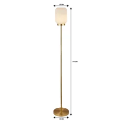 Pearl Frosted Floor Lamp - White -None || EGLO || Energizer Sales 13177660 1244958397069642