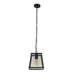 Bellevue 1 Light Industrial Pendant - Black -None || EGLO || Energizer Sales 13177664 1224976242709535