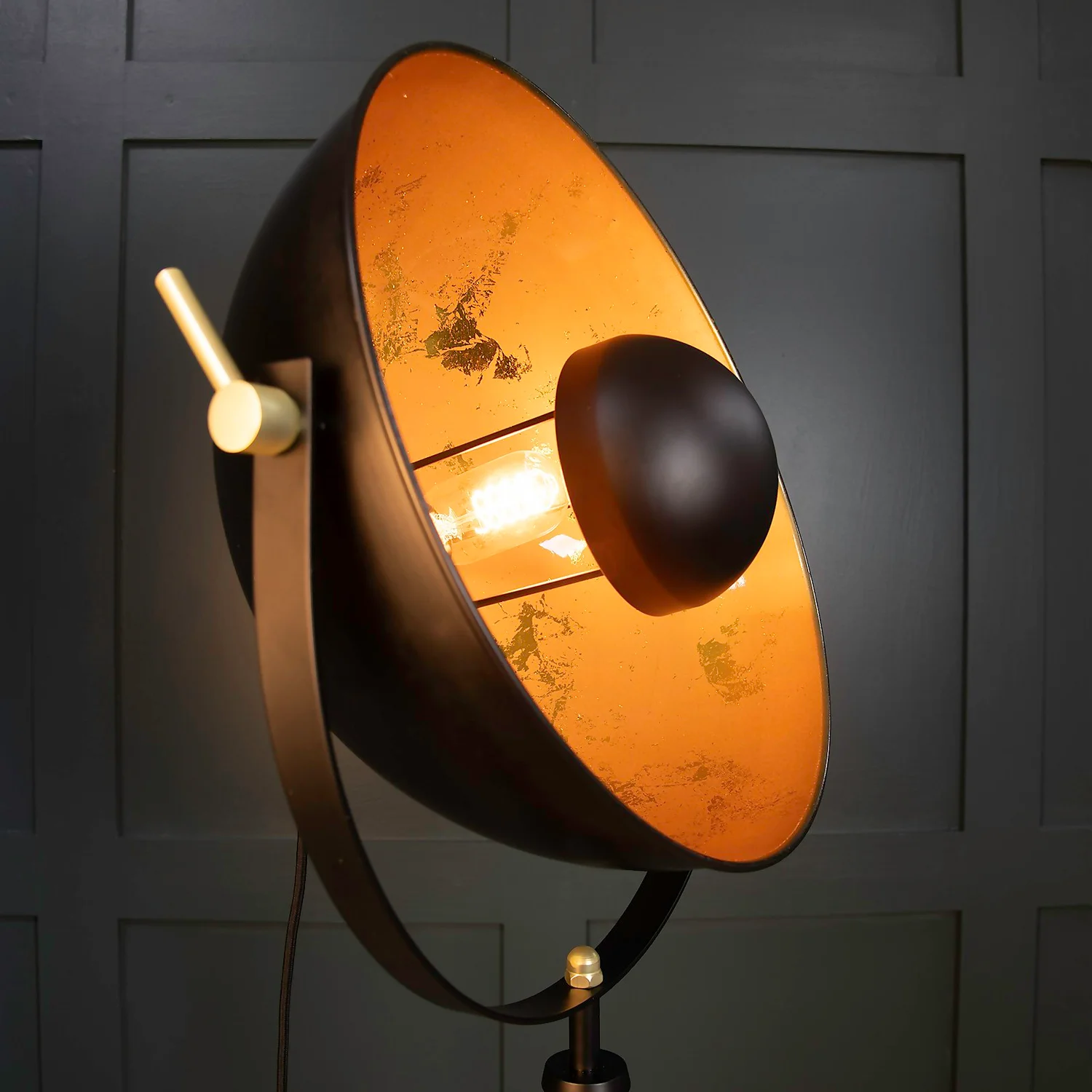 Kennedy Black & Gold Floor Lamp 7 Kennedy Black & Gold Floor Lamp - Image 7