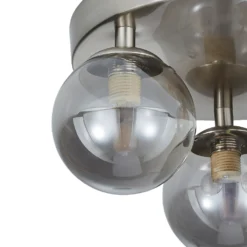 Orb 3 Light Flush Pendant - Nickel Smoke -None || EGLO || Energizer Sales 13208301 1774896913823073